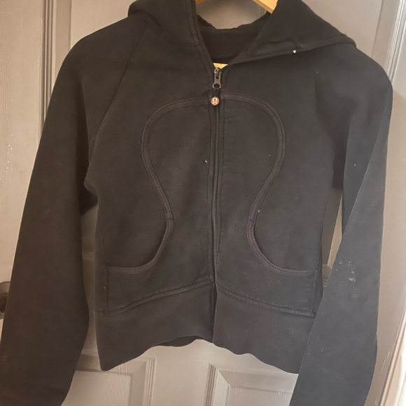 lululemon athletica Black Hooded Sweater - Picture 2 of 2